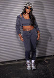 On The Run 3-Piece Jogger Set of (Charcoal Grey)