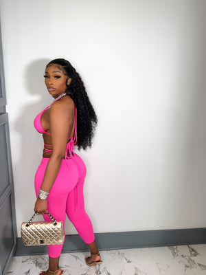 The Tied Up Set (Pink) - Armani Caesar