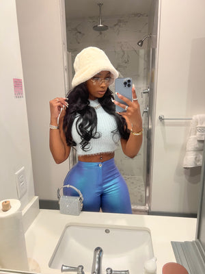 The Cozy Faux Mink Bucket Hat - Armani Caesar