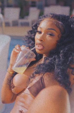 Rich Hoochie Bikini (Brown) - Armani Caesar