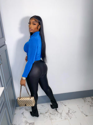 The She's That Girl Top (Blue) - Armani Caesar