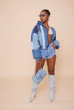 The Patch Werk Denim Puffer