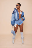 The Patch Werk Denim Puffer