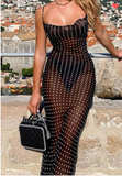 The Pretty Polka Maxi Dress - Armani Caesar