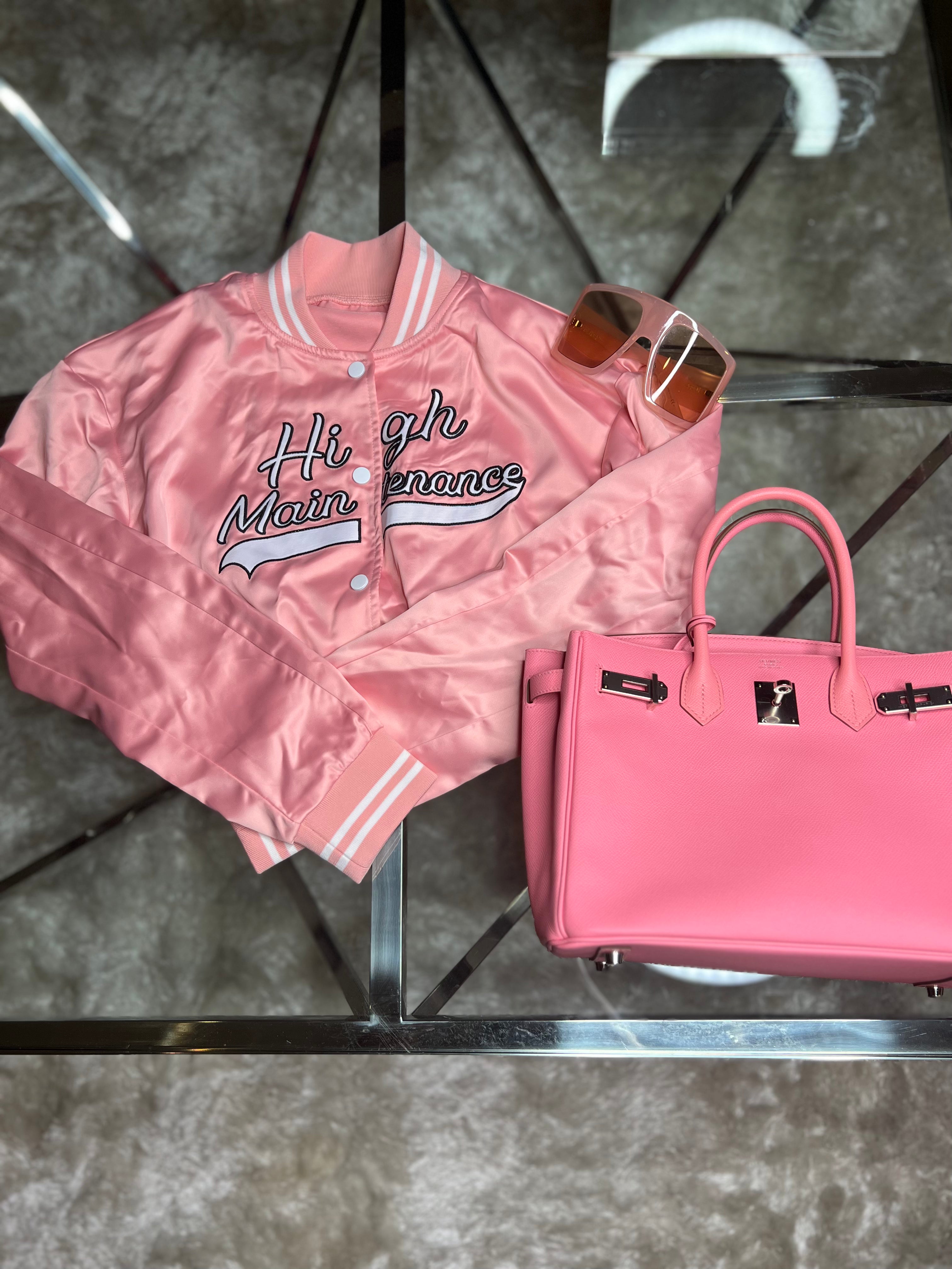 The High Maintenance Jacket (Blush Pink) - Armani Caesar