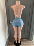 The Paris Shorts (Denim) - Armani Caesar