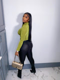 The She's That Girl Top (Green) - Armani Caesar