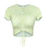 Pop Culture Top (Green) - Armani Caesar